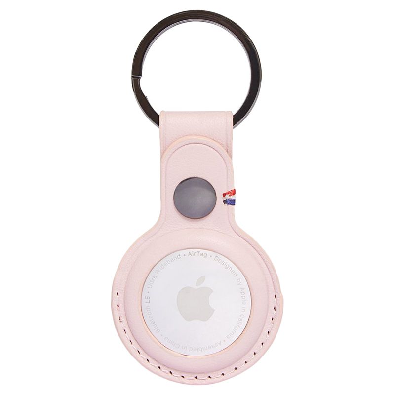 Decoded - Leather Keychain For Airtag - Pink