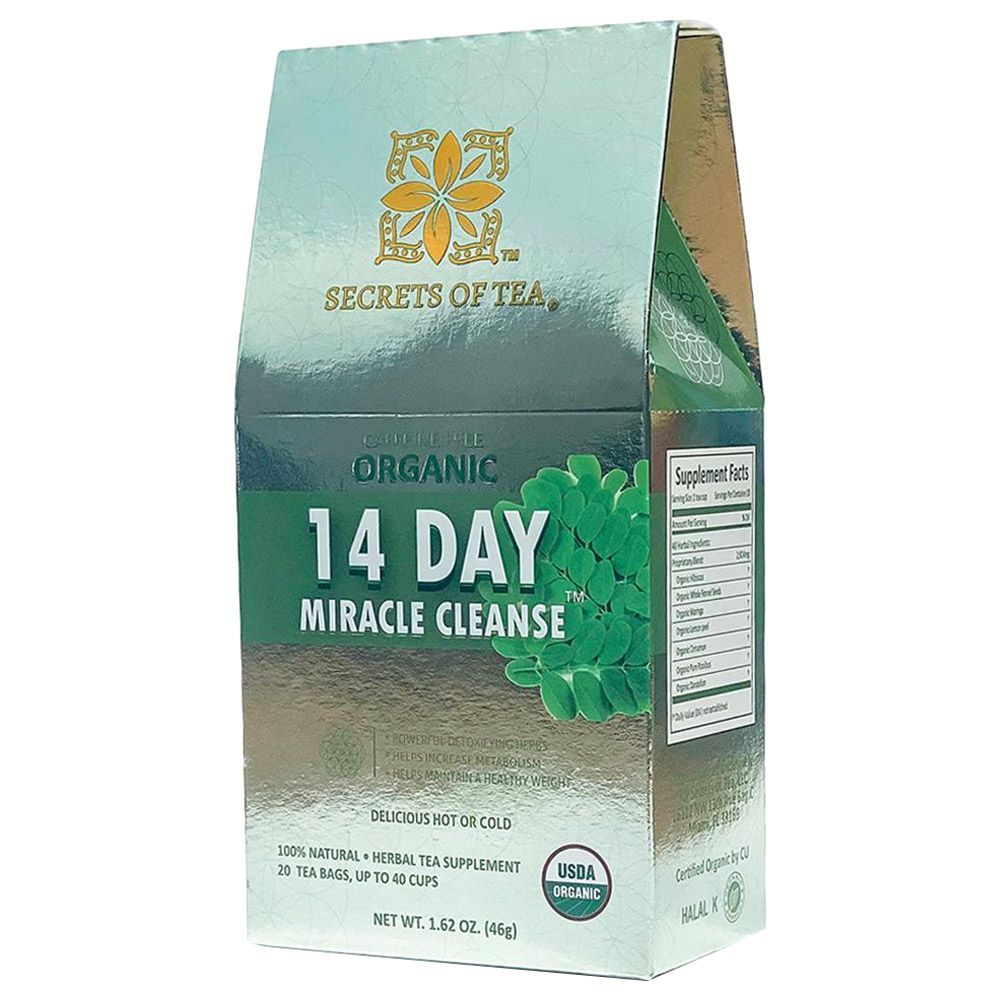 Secrets Of Tea - 14 Day Detox Herbal Tea - 46G