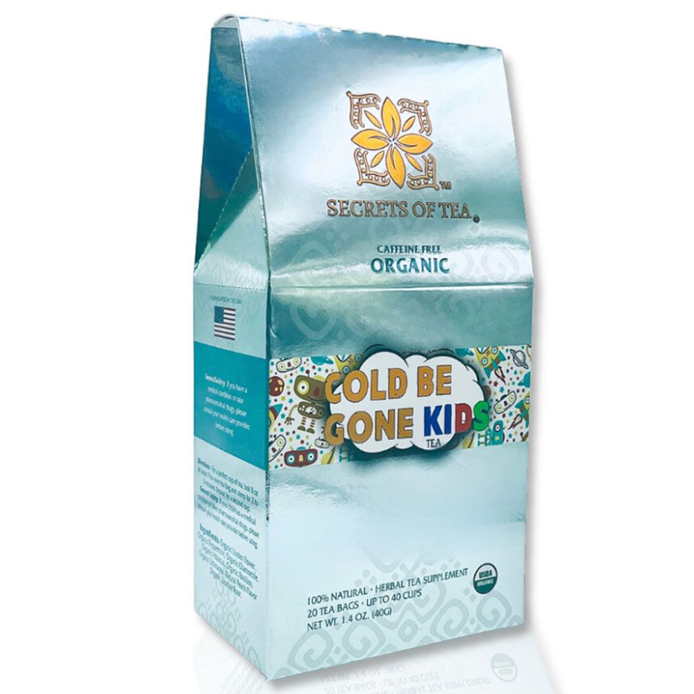 Secrets Of Tea - Cold Be Gone Kids Cold Relief Tea - 40G