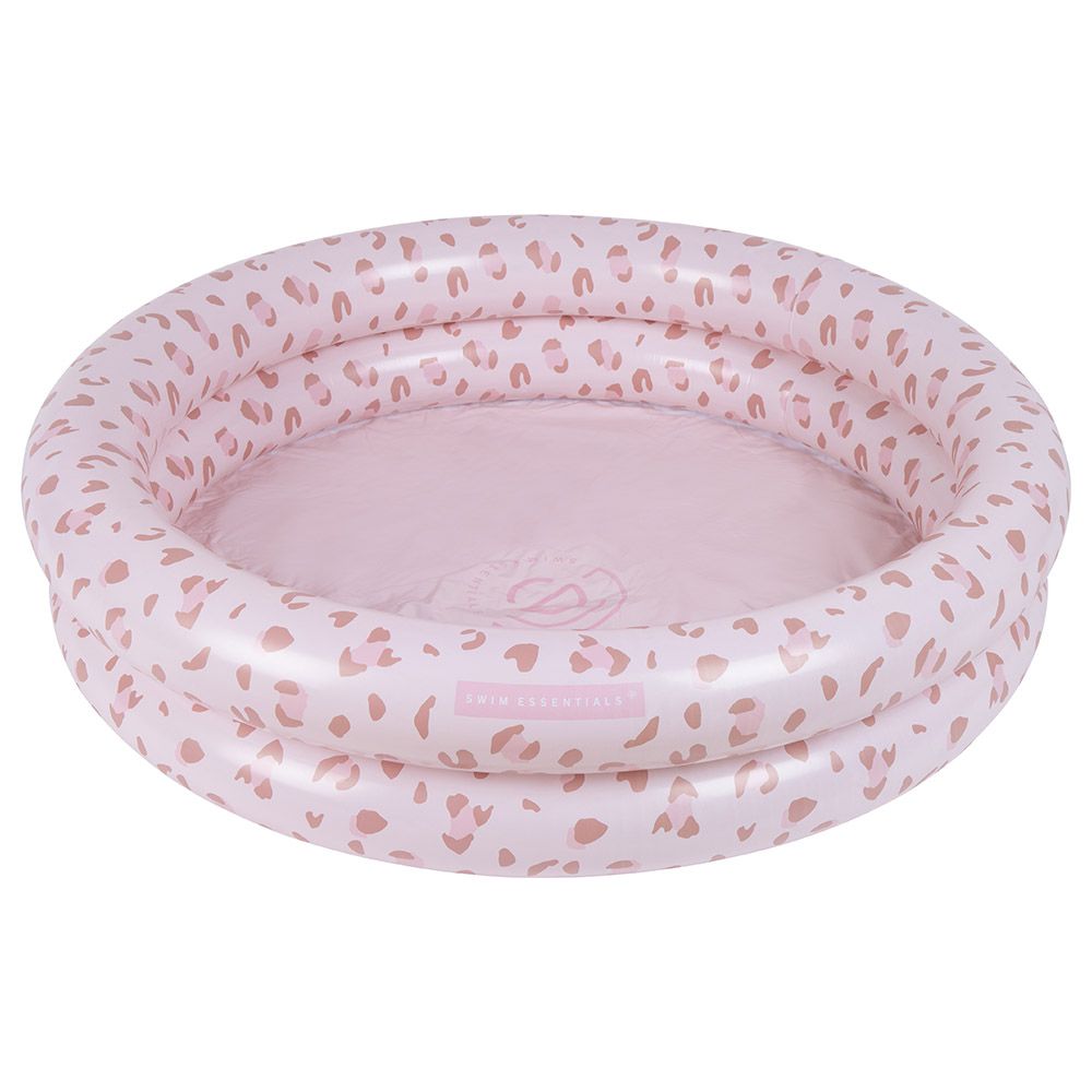 Swim Essentials - Leopard Children's Pool - 100cm - Pastel Pink
