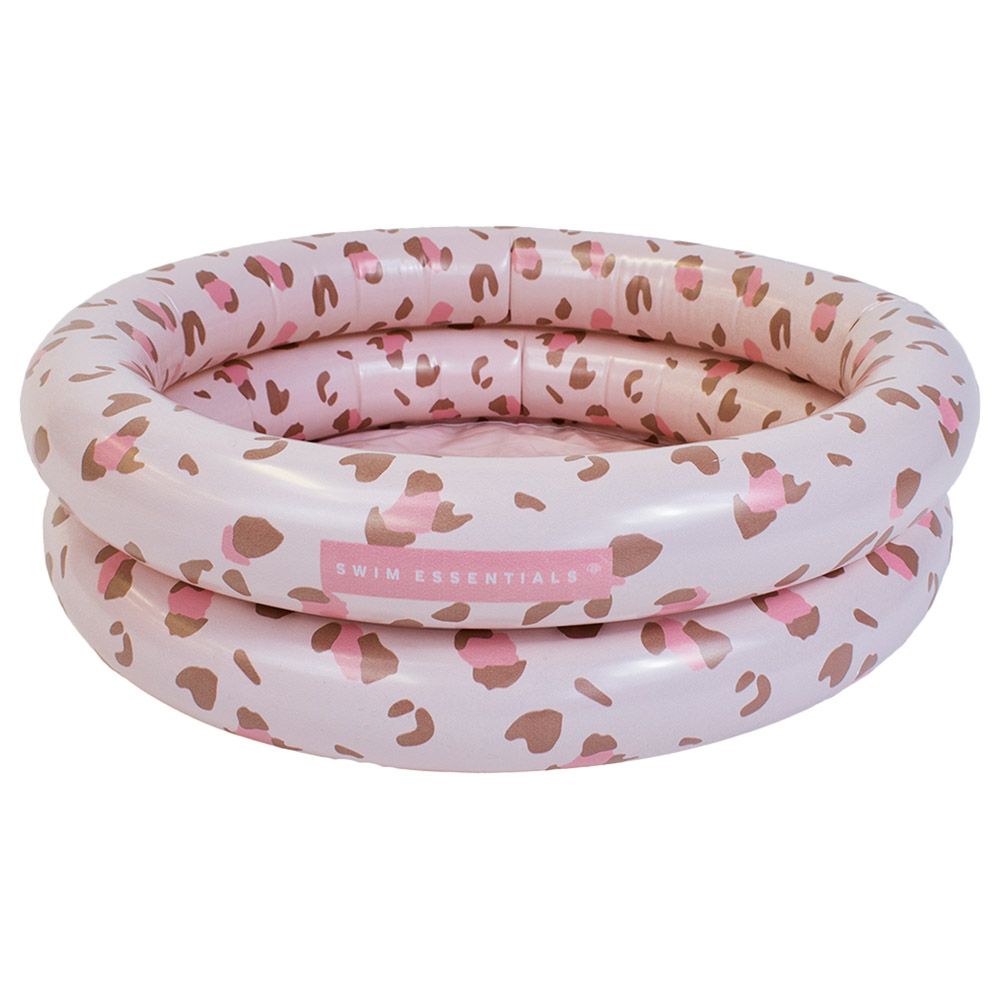Swim Essentials - Leopard Printed Baby Pool - Pastel Pink