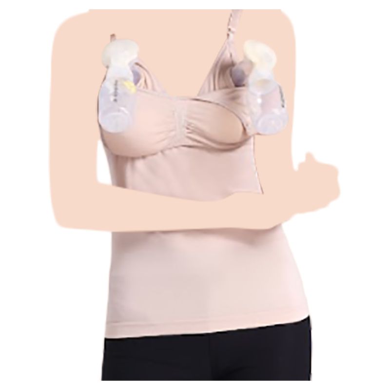 Blooming Blossom - Nursing Top - Nude