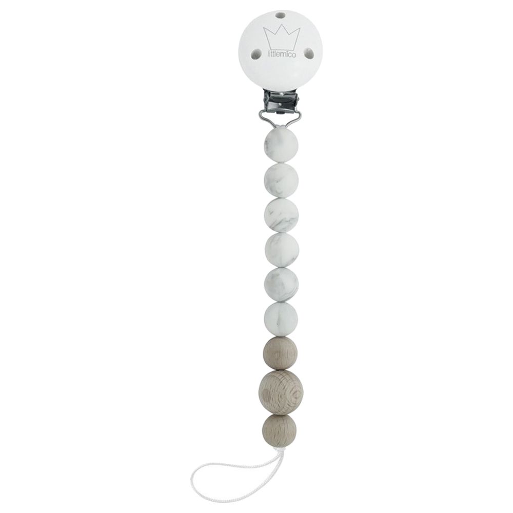 Littlemico - Sol Pacifier Holder - Marble
