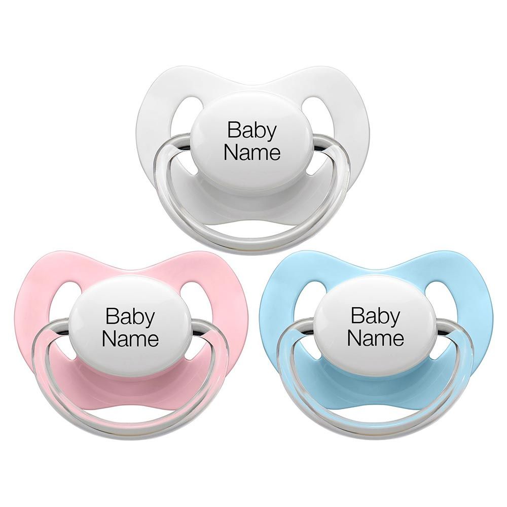 Littlemico Personalised Pacifiers 3 Pcs Mix 0-6M