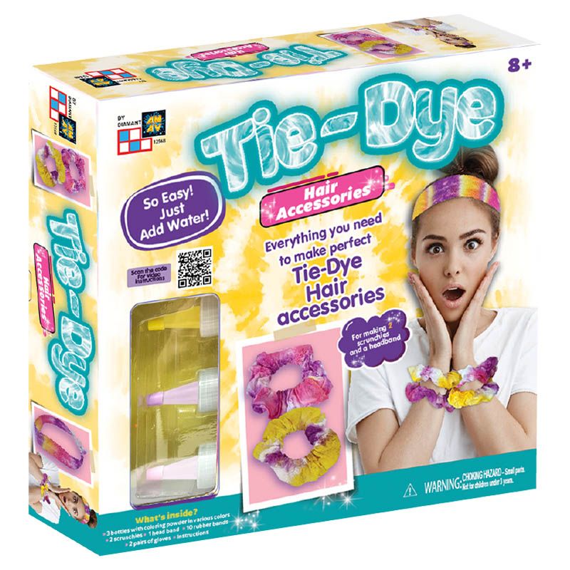 Diamant Toys - Tie-Dye Hair Accessories DIY Set