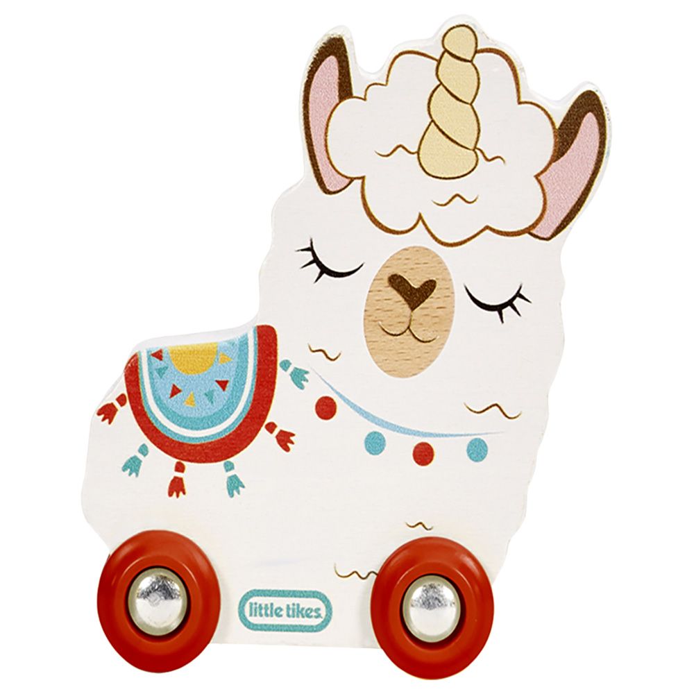 Little Tikes - Wooden Critters Racer - Llama Corn