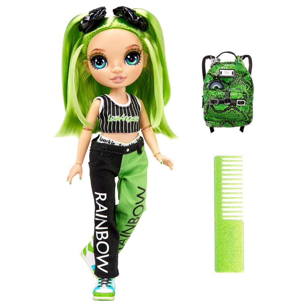 Rainbow High - Junior High Jade Hunter Doll W/ Accessories