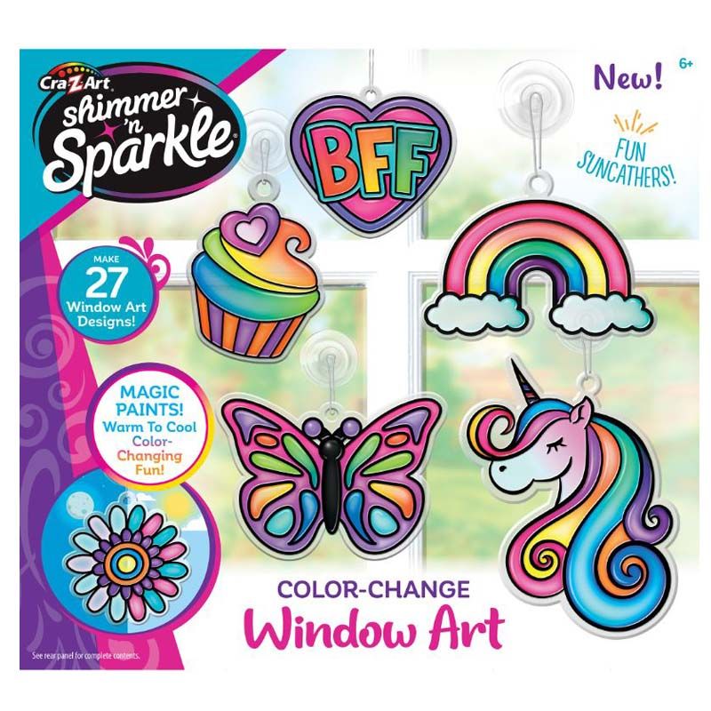 Shimmer 'N Sparkle - Colour Changing Window Art