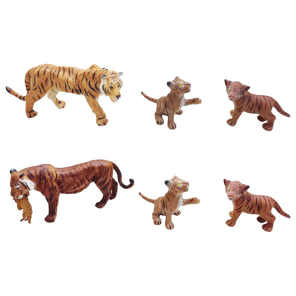 TTC - Series Animal Figure Tiger - 3 pcs Set - Assorted