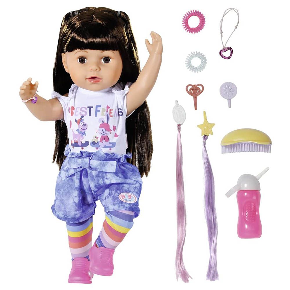 BABY Born - Sister Brunette Doll W/ Accessories