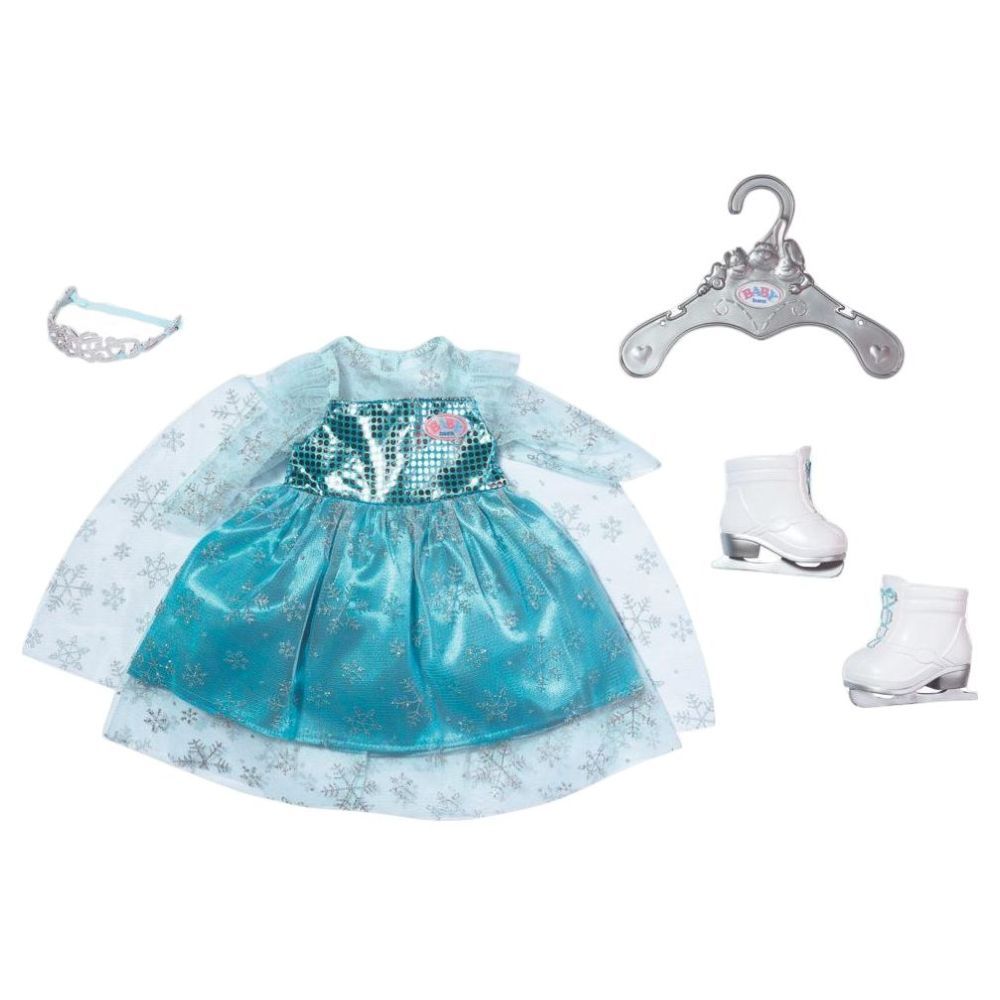 Baby Born - Princess Doll On Ice Dress Set
