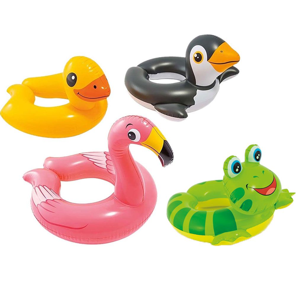 Intex - Pool Animal 1pc - Design May Vary - Inflatable Pool Ring