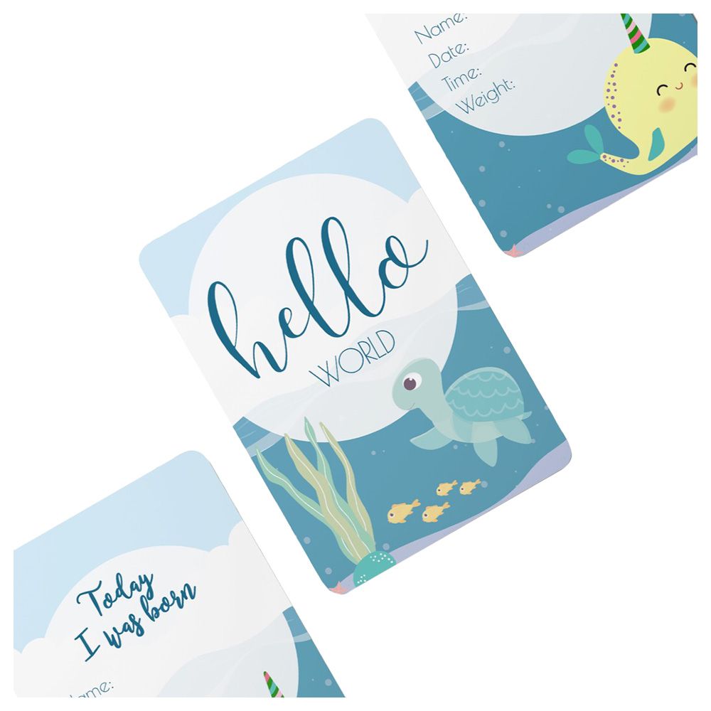 Twinkle And Giraffe - Under the Sea Baby Milestone Cards 25C