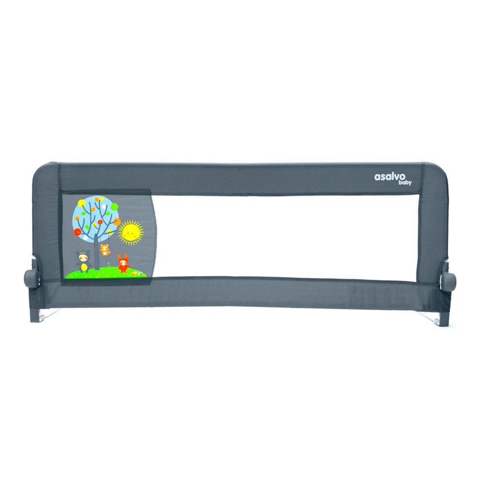 ASALVO - Bed Rail 2-in-1 - Animals Grey