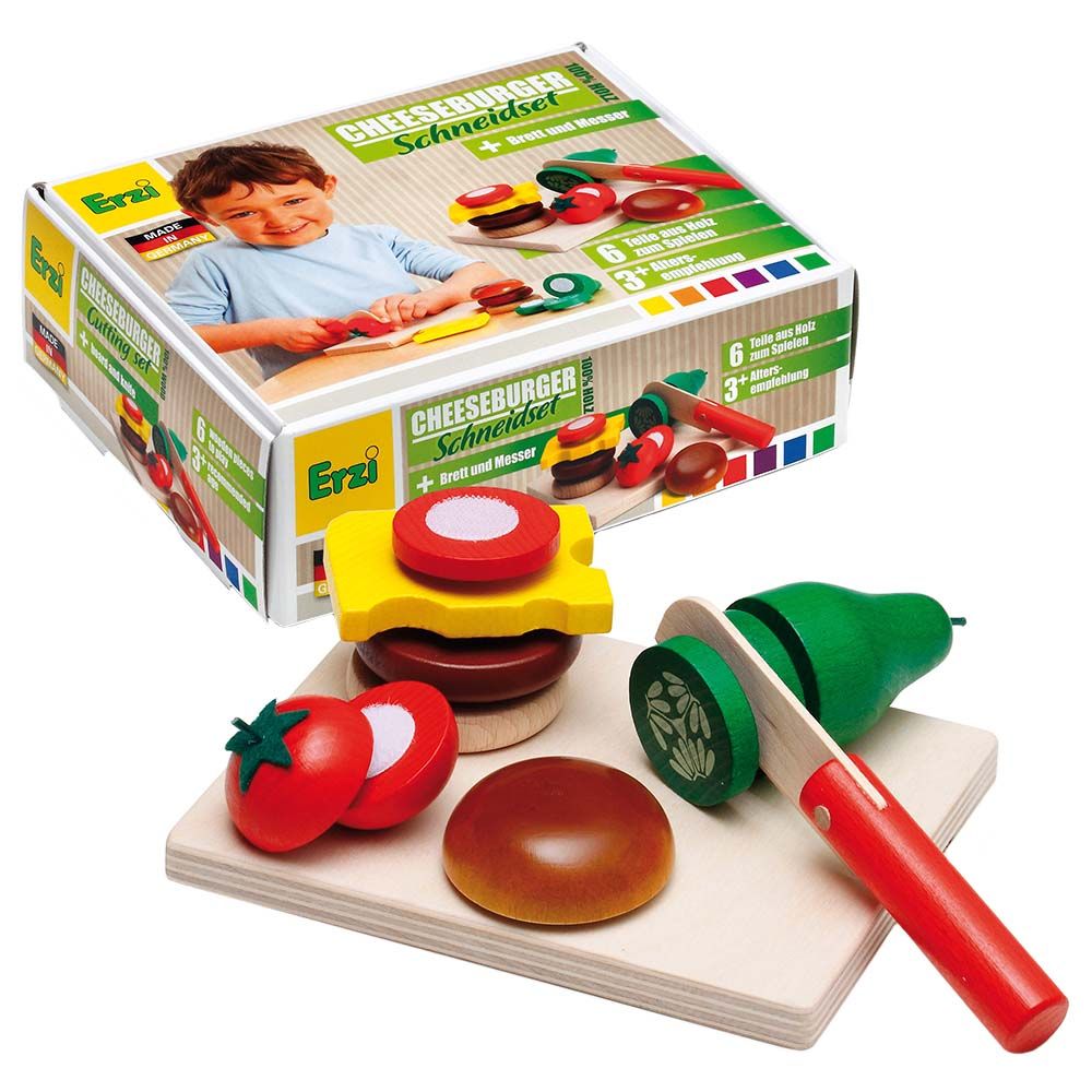 Erzi - Cheeseburger Cutting Set