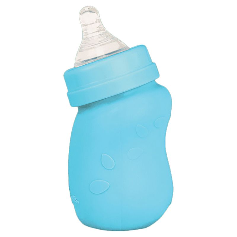 Green Sprouts - Baby Bottle with Silicone Cover 5Oz - Aqua