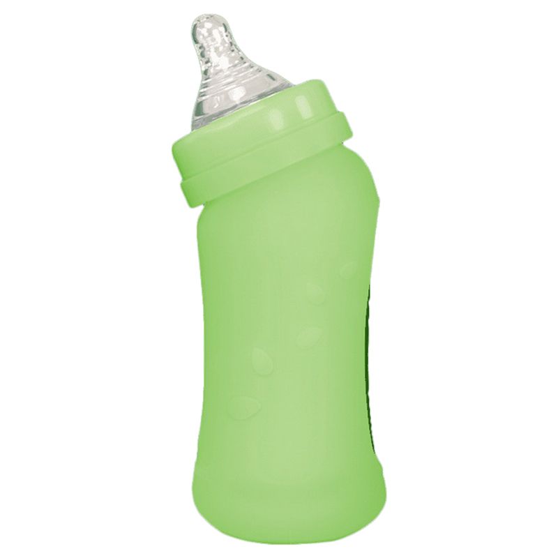 Green Sprouts - Baby Bottle with Silicone Cover 8Oz - Green