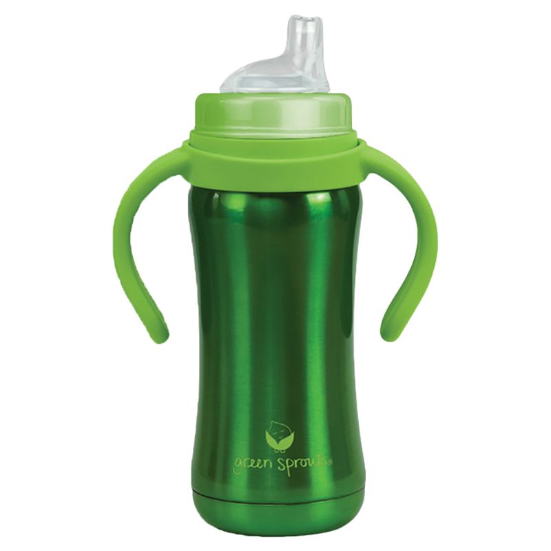 Green Sprouts Sippy Cup Made From Stainless Steel 6Oz-Green