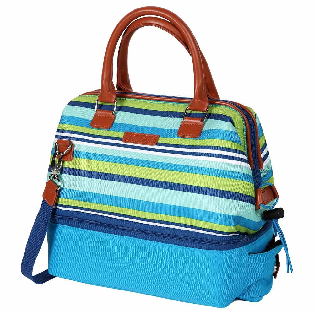 Arctic Zone - Insulated Lunch Tote - Blue/Green