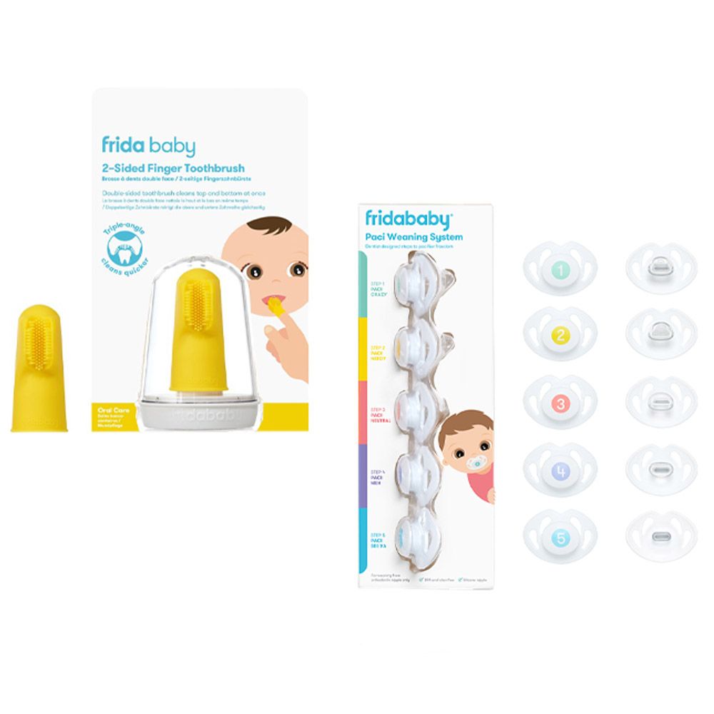 Fridababy - Paci Weaning System & SmileFrida The Finger Toothbrush