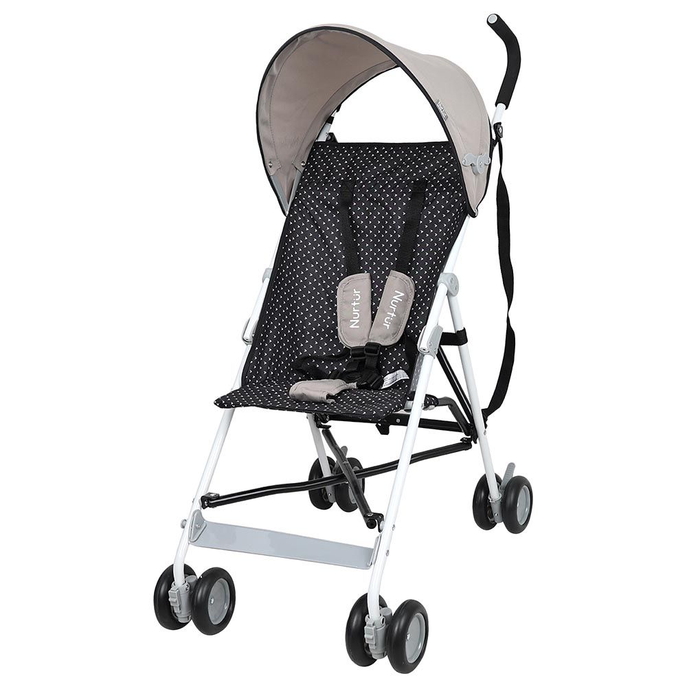 Nurtur - Rex Buggy Lightweight Stroller - Beige/Black