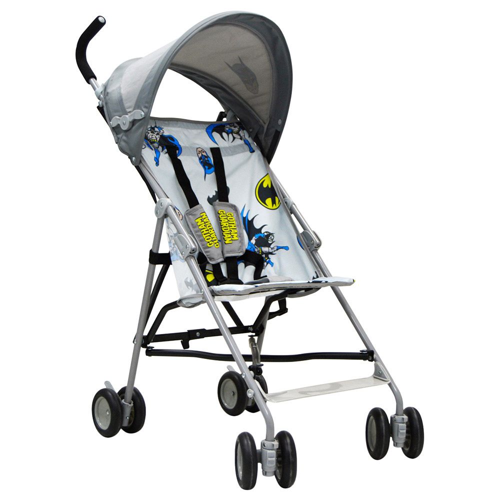 Warner Bros. - Batman Umbrella Stroller w/Carry Strap - Grey