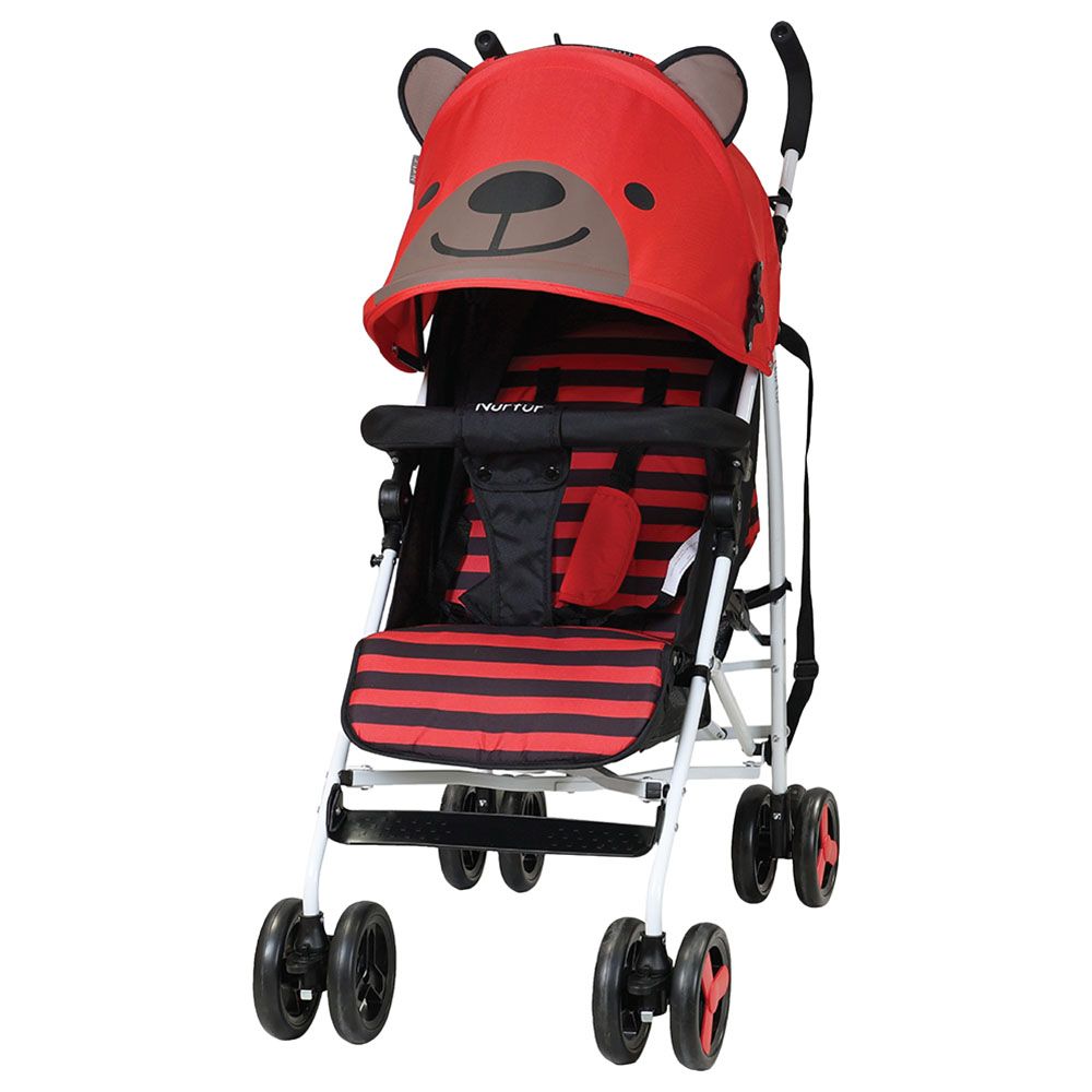 Nurtur - Luca Bear Lightweight Stroller - Red