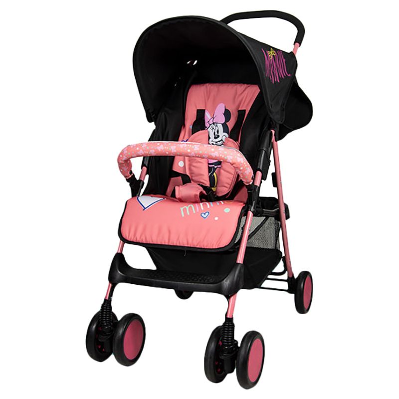 Disney - Minnie Mouse Lightweight Picnic Stroller w/ Storage Cabin