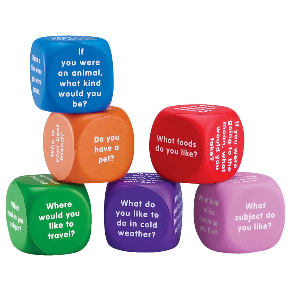 Learning Resources - Set of 6 Conversation Cubes