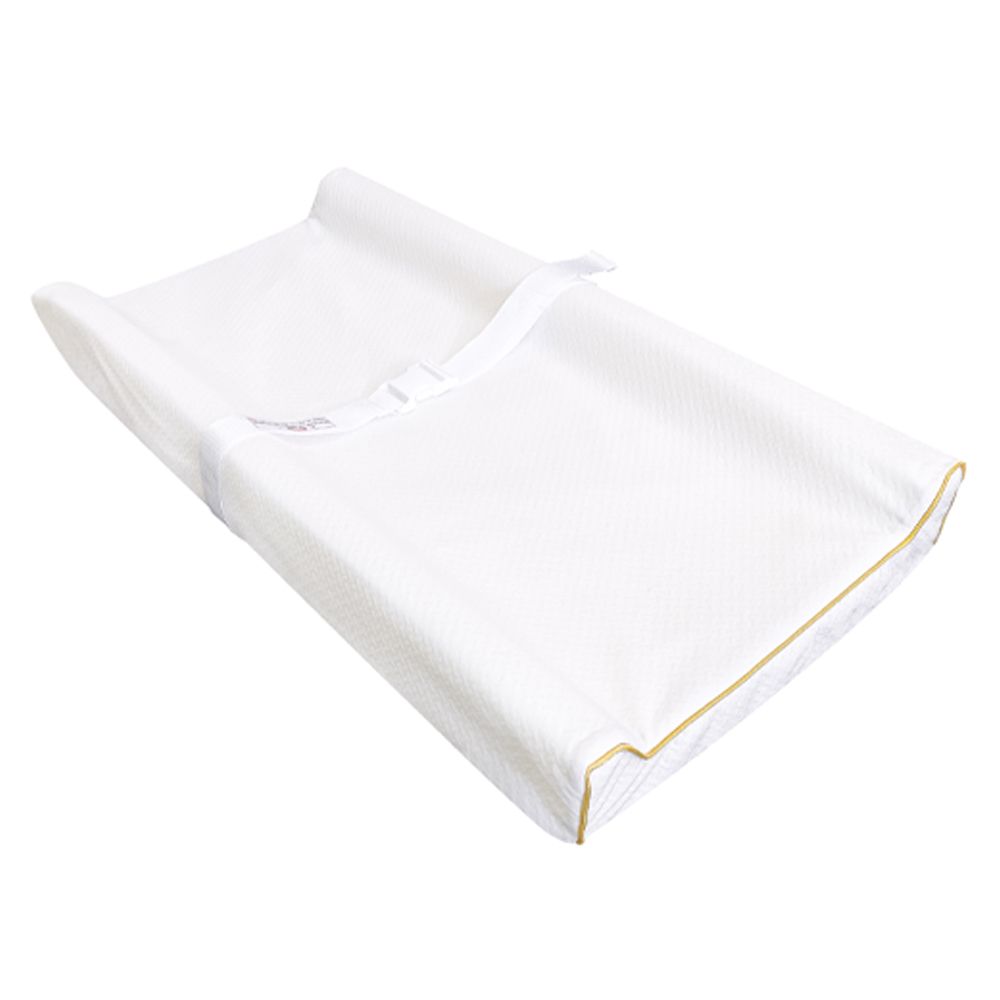 Moon - Organic Baby Changing Mat - White