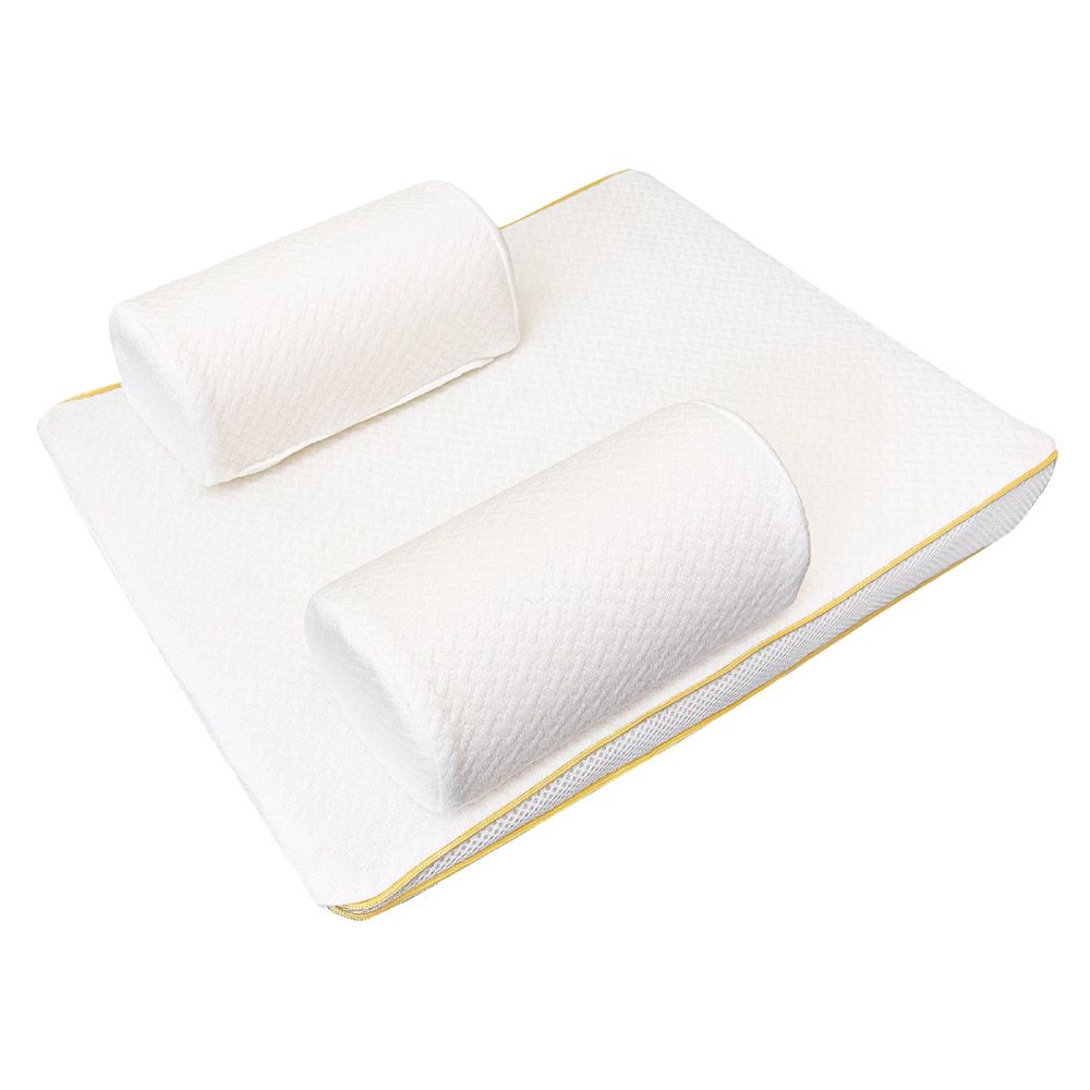 Moon - Baby Organic Breathable Sleep Positioner - White