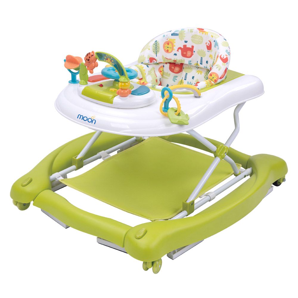 Moon - Crusie 4-in-1 Walker W/ Music Box - Green