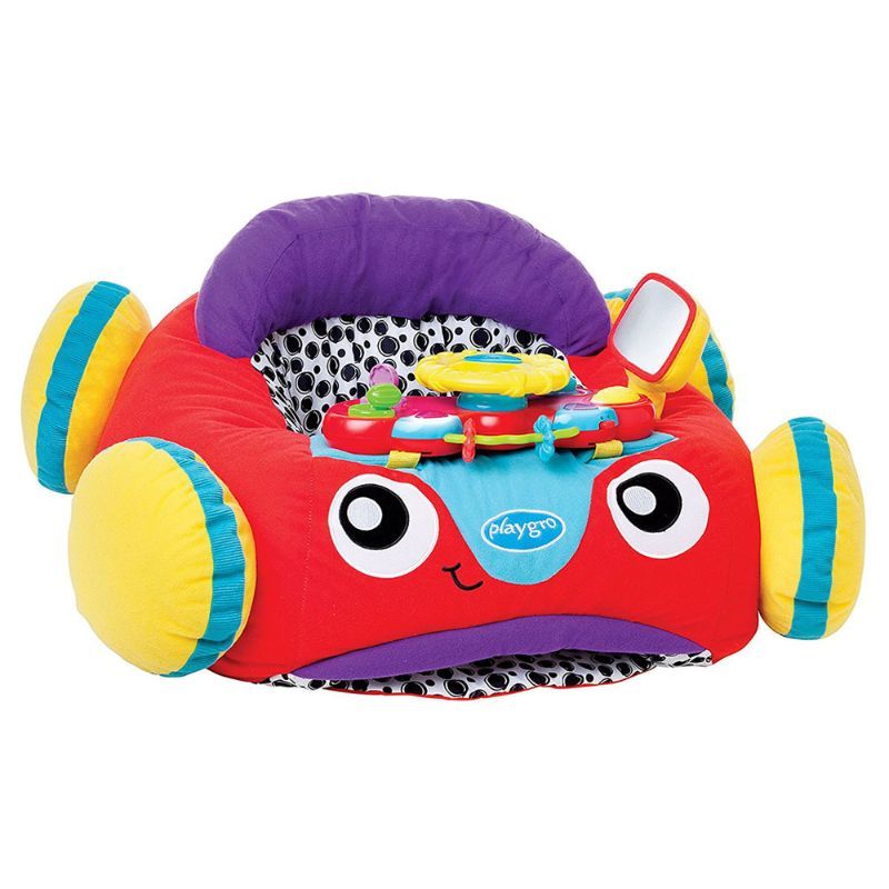 Playgro - Music & Lights Comfy Car Playgym- Red (Exclusive)