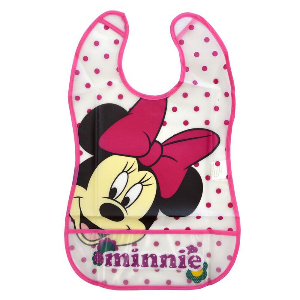 Disney - Minnie Peva Bib - Pink