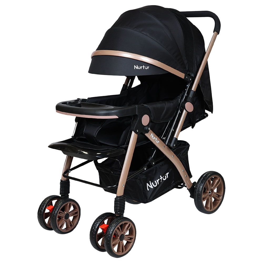 Nurtur - Wilder Travel Stroller - Black
