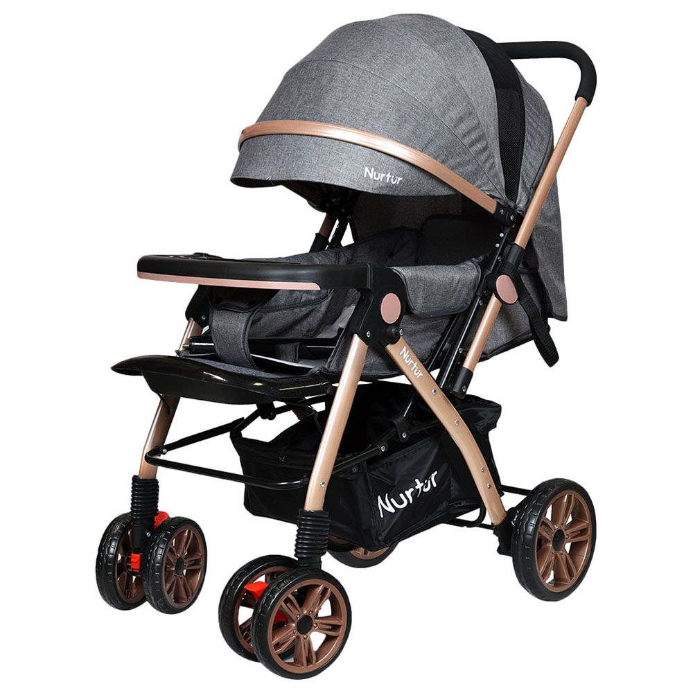 Nurtur - Wilder Travel Stroller - Grey