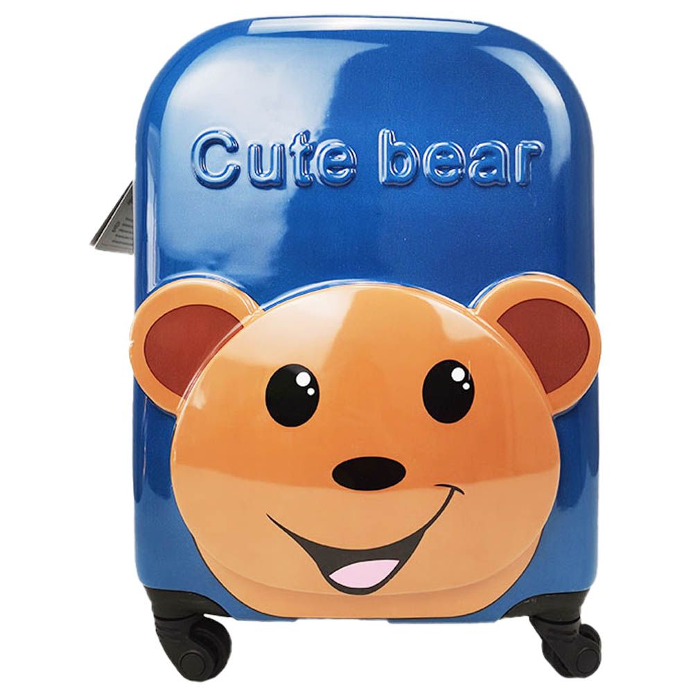 Re-Flection - Kids Printed Luggage Trolley Bag 41cm - Blue