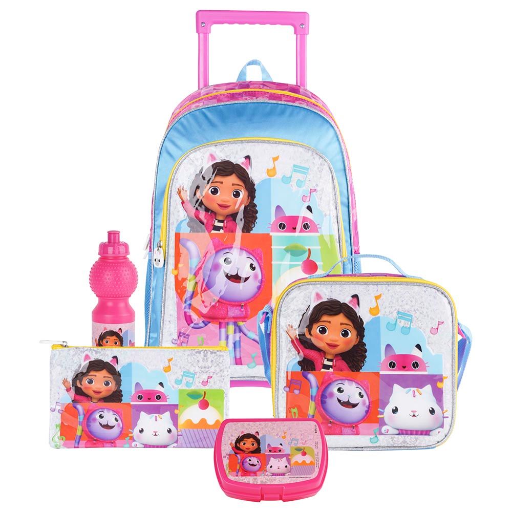 5-In-1 Gabby's Dollhouse Friends & Music Trolley Box Set - 18-Inch