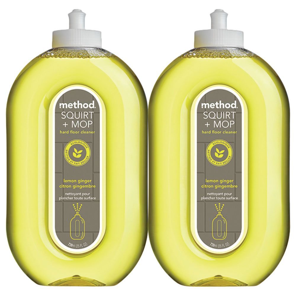 Method - Mop All Floor Cleaner Lemon Ginger 739ml - Pack Of 2