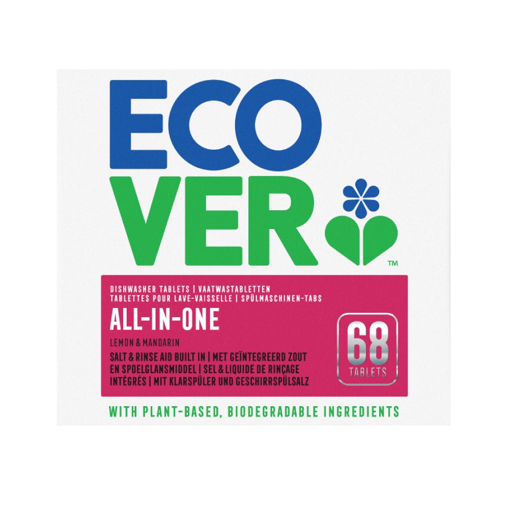 Ecover - All-in-1 68 Tablets 1.36kg