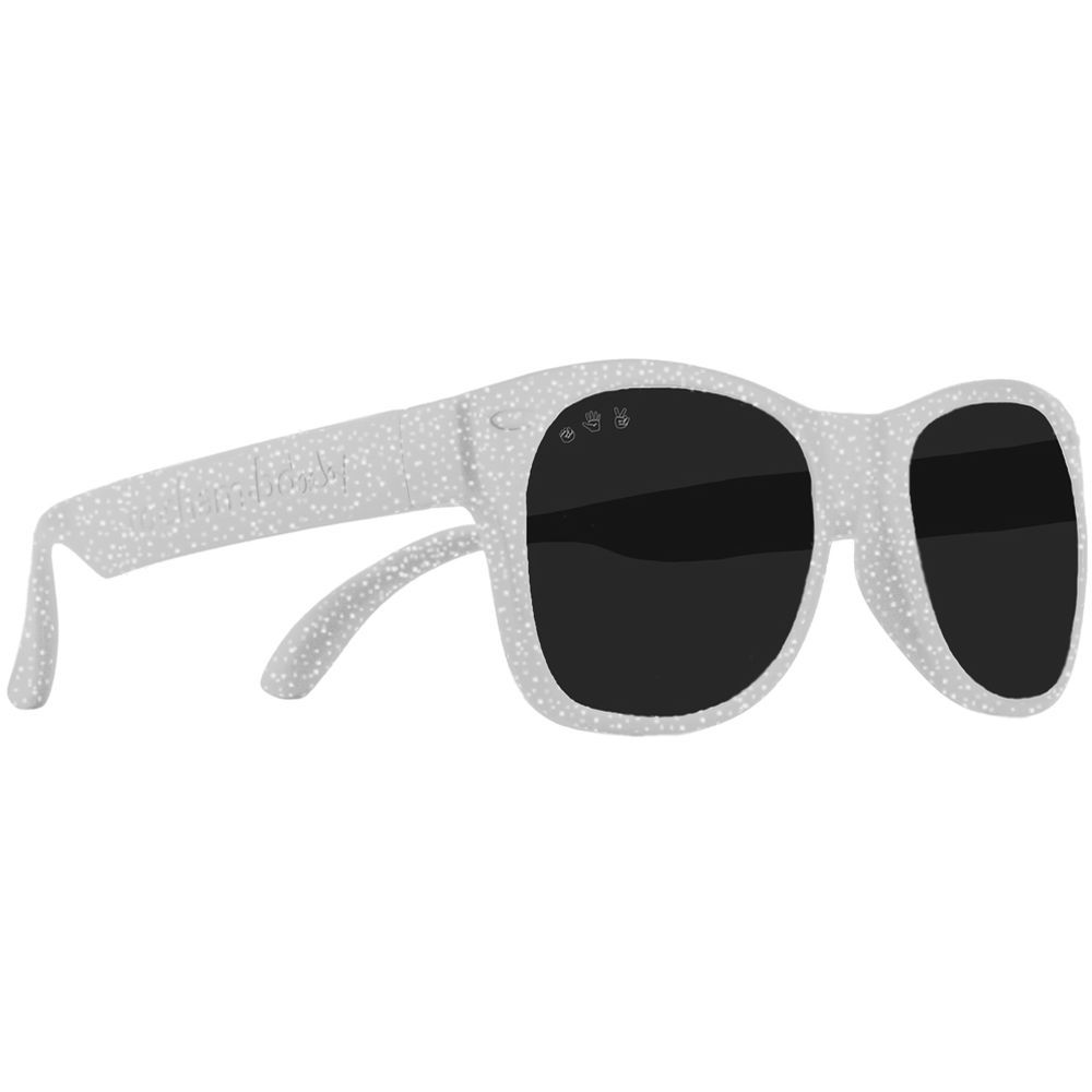 Roshambo - Starlite Toddler Glitter Polarized Shades - Silver