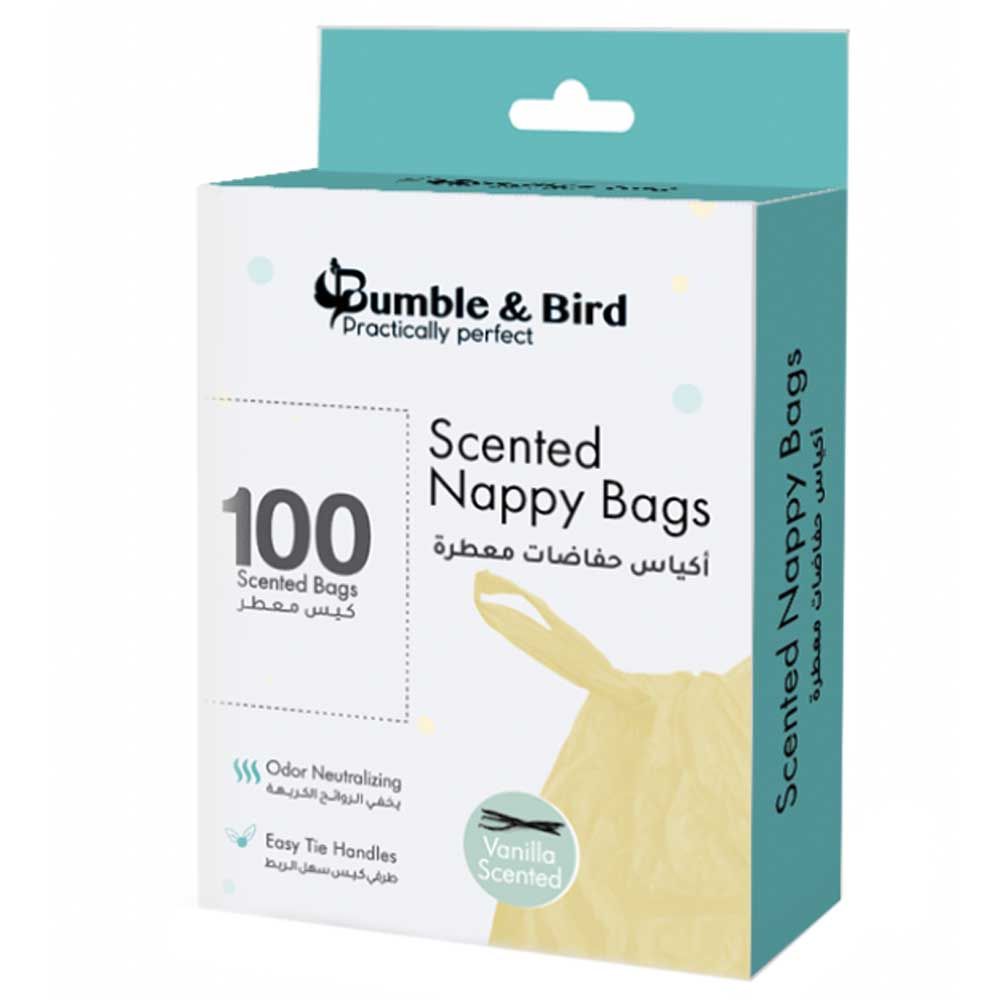 Bumble & Bird - Biodegradable Scented Nappy Bags - 100 pcs