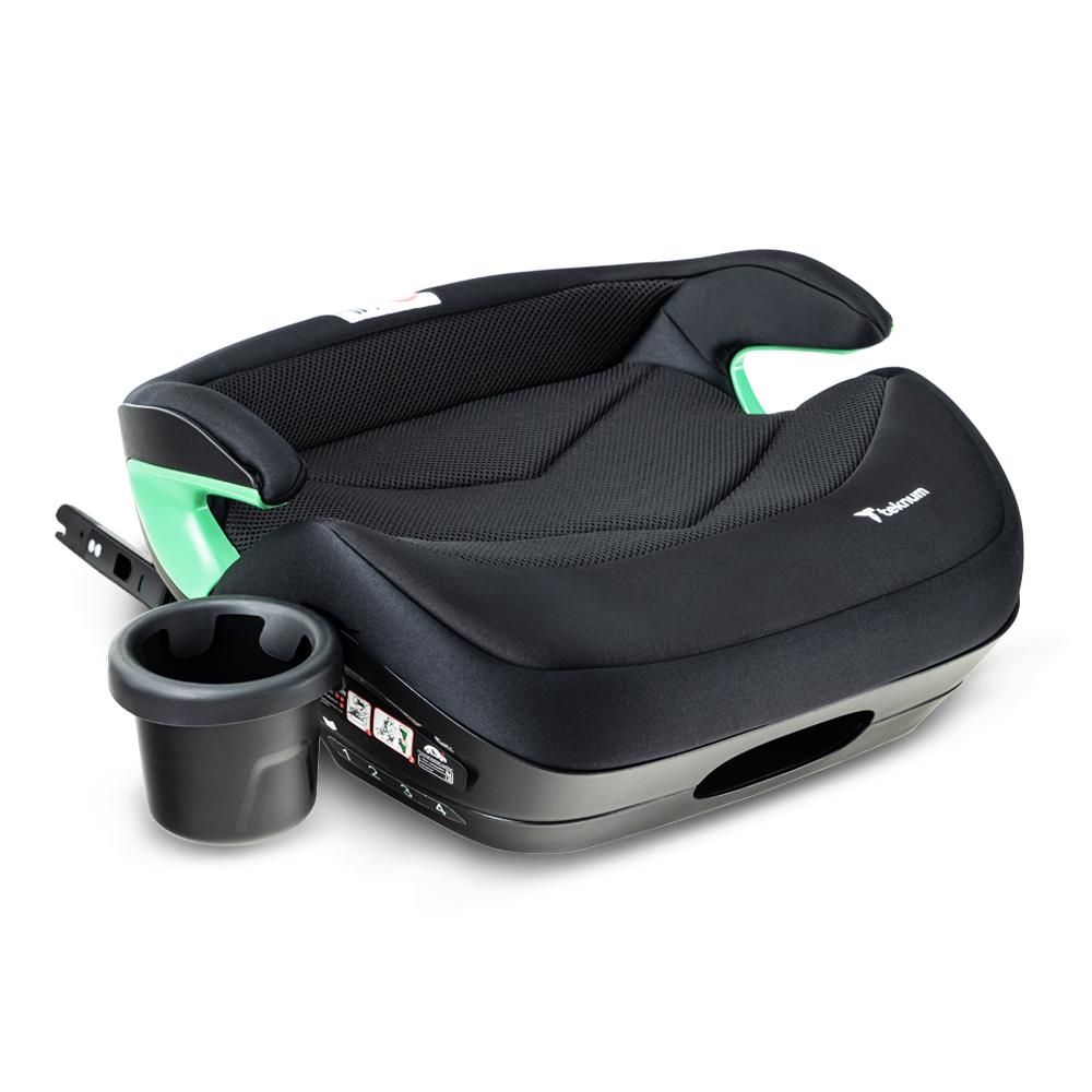Teknum - I-Size Booster Car Seat With Cup Holder - Black