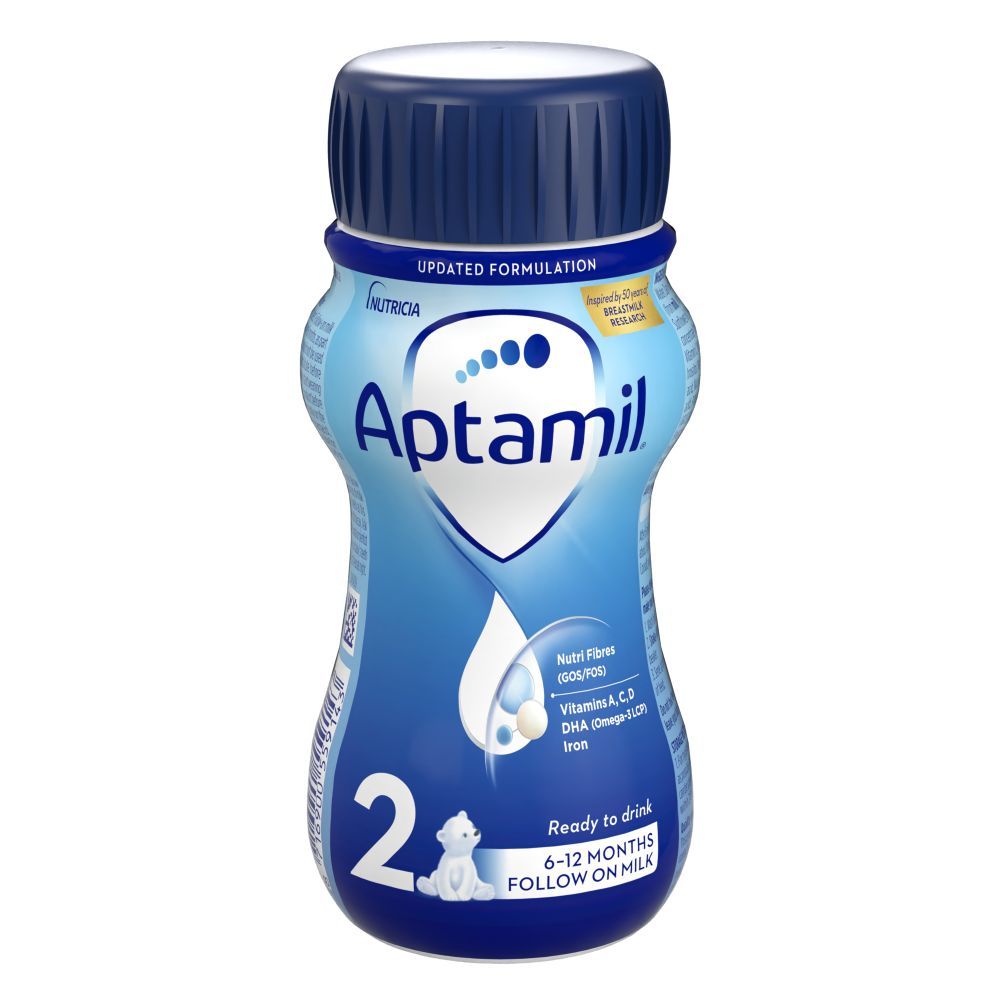 Aptamil 2 Ready to Drink Follow On Milk, 200ml