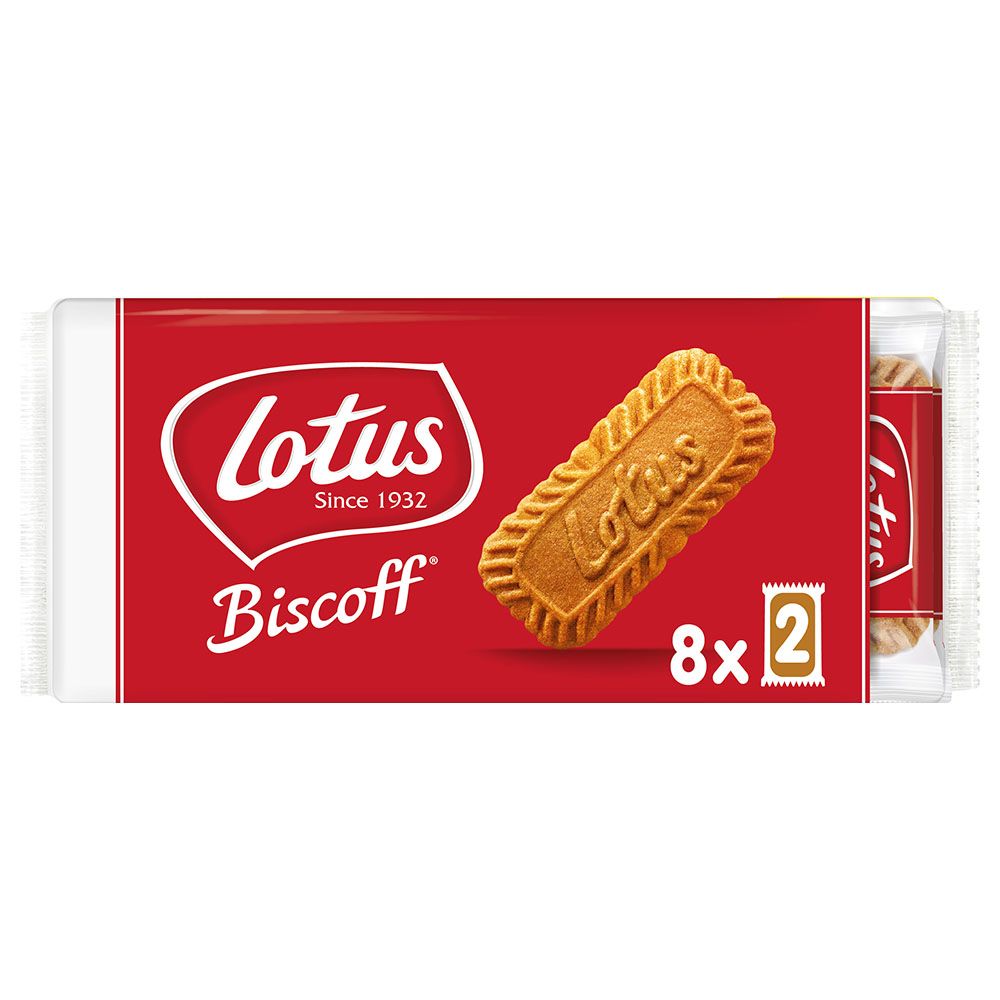 Lotus Biscoff - Caramelized Biscuit Cookies - 124 g - 16pcs