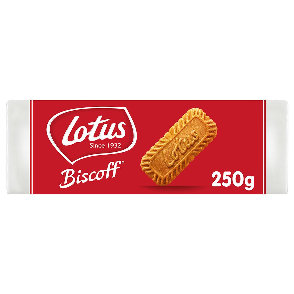 Lotus Biscoff - Caramelized Biscuit Cookies - 250 g - 32pcs
