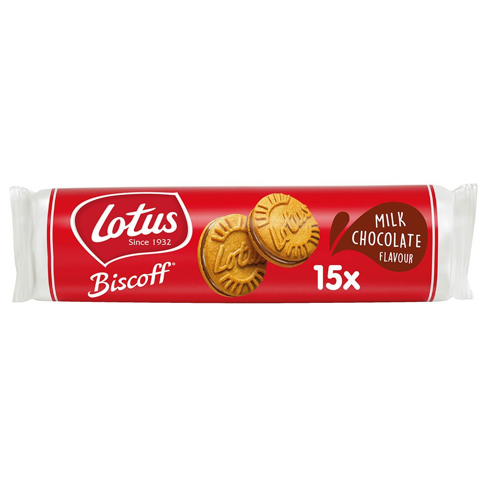 Lotus Biscoff - Sandwich Cookies - Chocolate Cream - 150 g - 15pcs