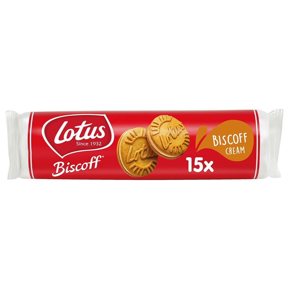 Lotus Biscoff - Sandwich Cookies - Biscoff Cream - 150 g - 15pcs