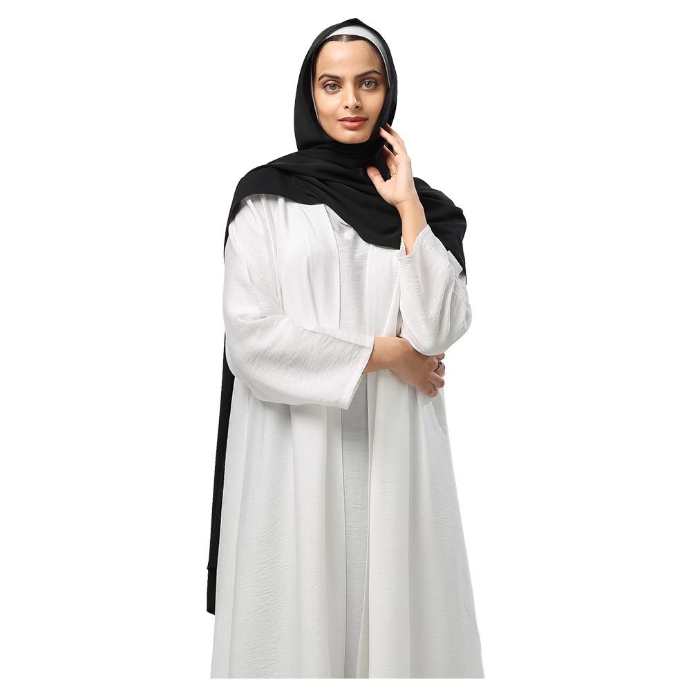 The Modest Company - Sheila Madina Silk Hijab - Pure Black - XXL