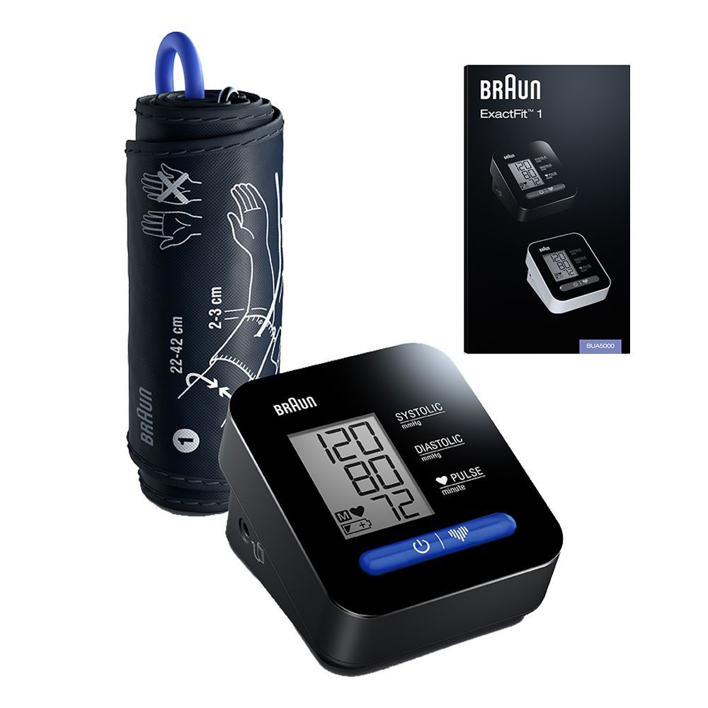 Braun Exact Fit 1 Bua5000 Bp Monitor - Black